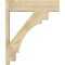 Ekena Millwork Merced Block Rough Sawn Outlooker, Douglas Fir, 8"W x 30"D x 36"H OUT08X30X36MRC05RDF - alternate 3